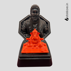 Maharaj with Bappa - 4 inch